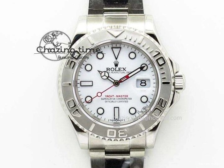 0514 Supportive Yacht-Master 116622 Silver Dial JF Best Edition On SS Bracelet SA3135 V 4032
